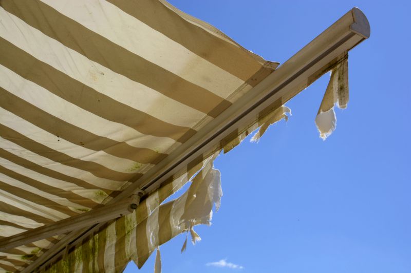 Damaged Awning Fabric